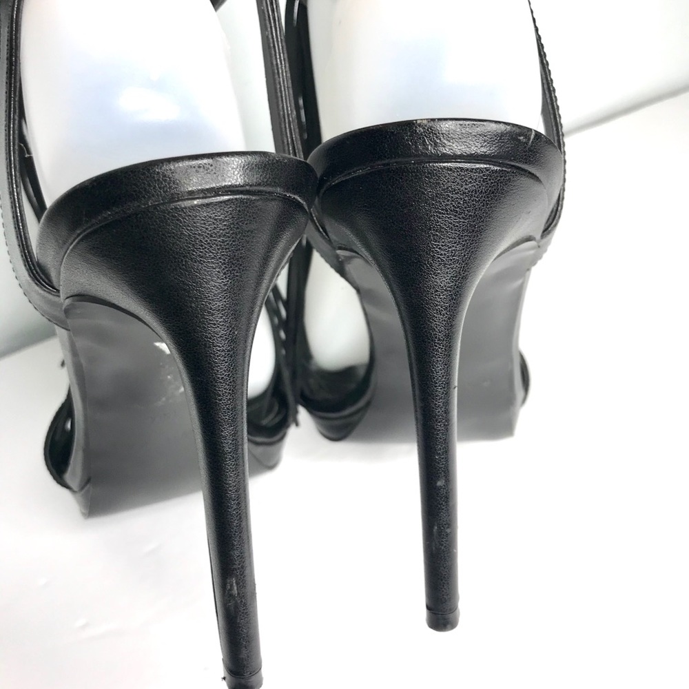 Kendall +Kylie black fringe pumps - Picture 3 of 8